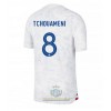 Maglia ufficiale Francia Aurelien Tchouameni 8 Trasferta Mondiali 2022 per Uomo